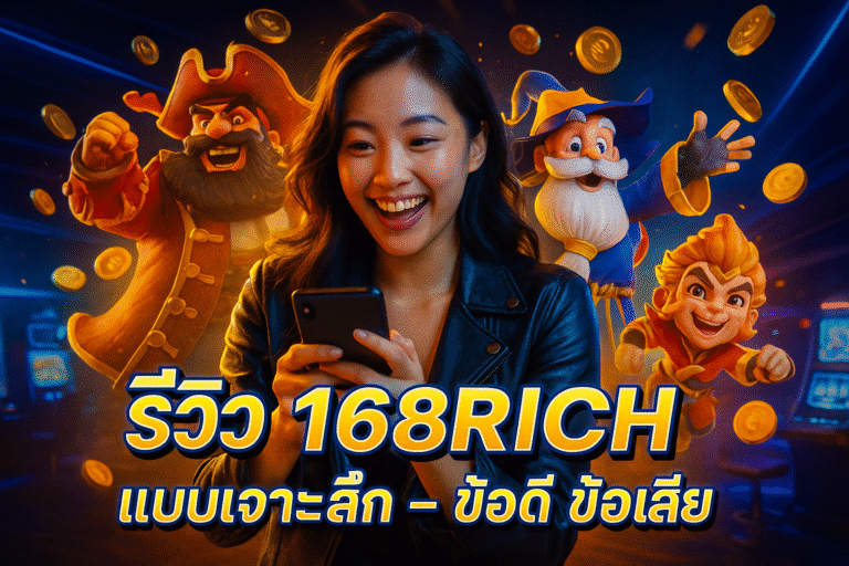 รีวิว 168RICH แบบเจาะลึก – ข้อดี ข้อเสีย