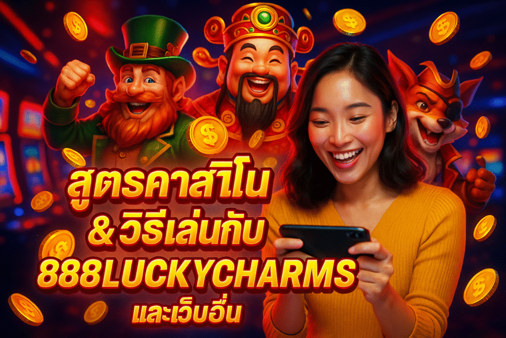 สูตรคาสิโน & วิธีเล่นกับ 888LUCKYCHARMS และเว็บอื่น