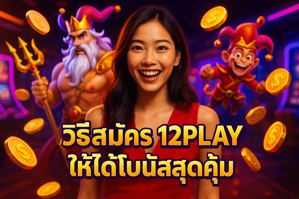 วิธีสมัคร 12PLAY ให้ได้โบนัสสุดคุ้ม
