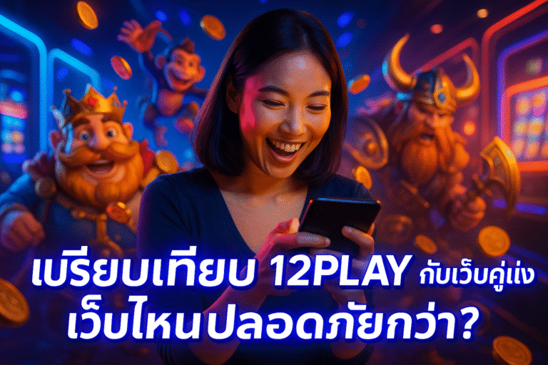 เปรียบเทียบ 12PLAY กับเว็บคู่แข่ง เว็บไหนปลอดภัยกว่า?