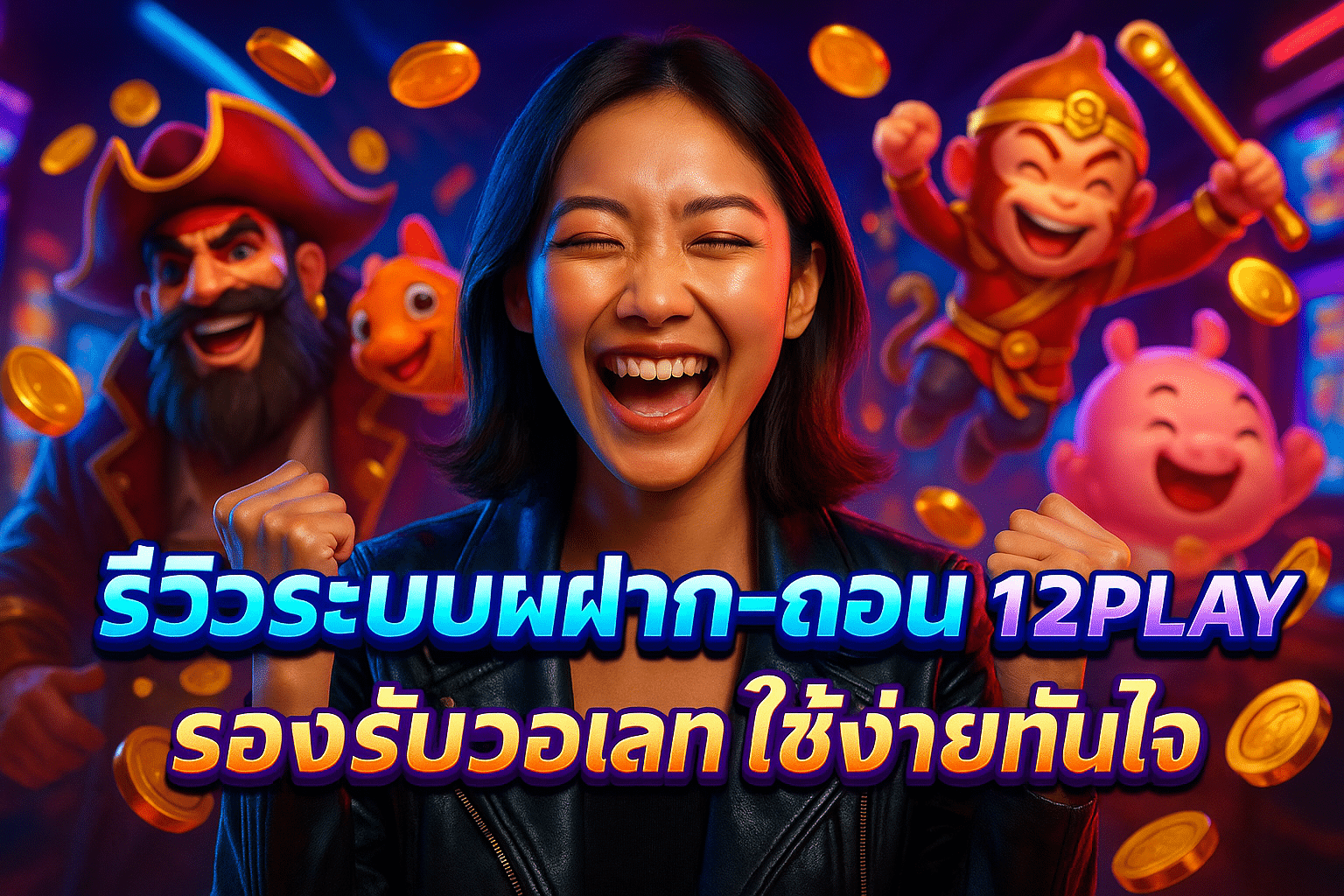 รีวิวระบบฝาก-ถอน 12PLAY รองรับวอเลท ใช้ง่ายทันใจ
